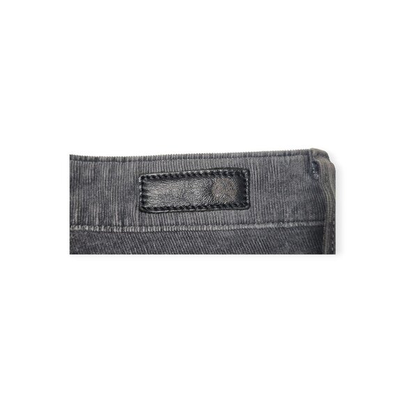 Adriano Goldschmied Mari High-Rise Straight Corduroy Pants Womens Size 28R Gray - Picture 9 of 13
